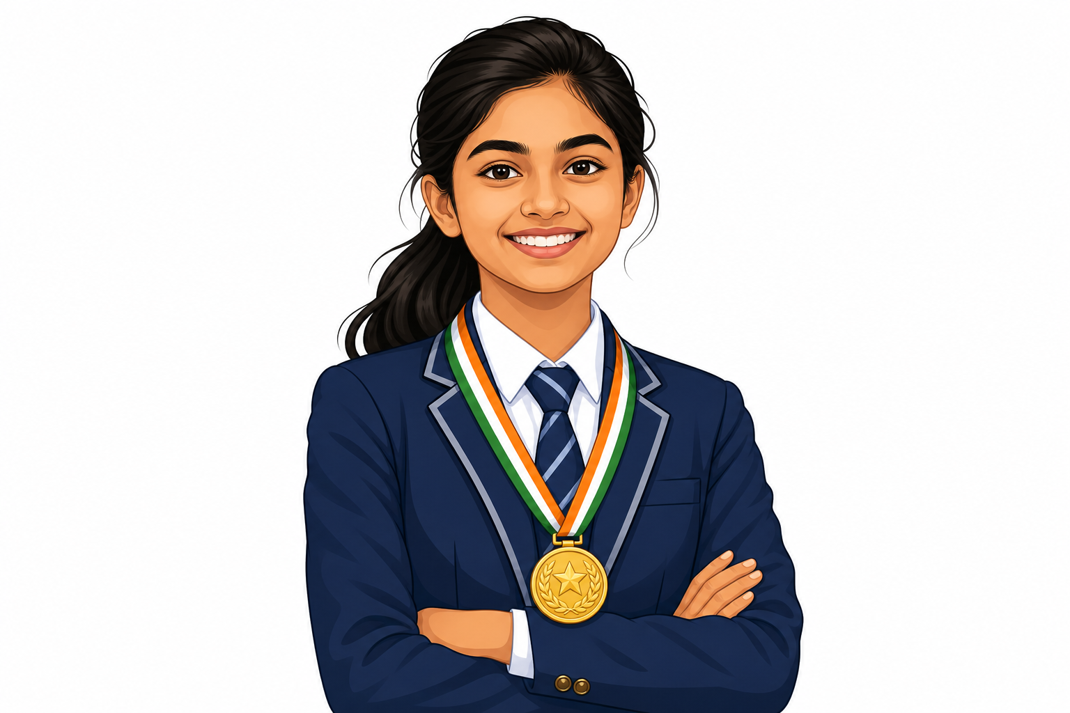 Rank 1 topper student